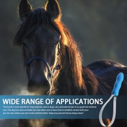 Dog Hair Grooming Comb Cattle Horse Sheep Dog Cat Hair Removal Blade Brush Antipruritic Tooth Scratching Serration Sweat Shaving
