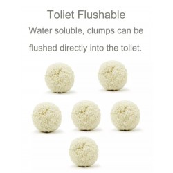 Natural Cassava Cat Litter - Eco Friendly Premium Absorbent Cat Sand with Moisture Absorption