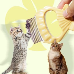 Custom Pet Shedding Brush Comb Cat Dog & Cat Brush for Shedding & Grooming Pet Comb Furry Hair Dog Pet Brush