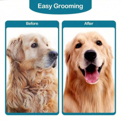 Dog Hair Removal Trimmer Long Short Deshedding Tool Safe Pet Grooming Brush Made Sustainable Stainless Steel ABS