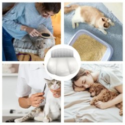 Cat Cleaning Hair Comb Cat Dog Grooming Tickling Massage Comb Brush De-fluffing De-tangling Comb