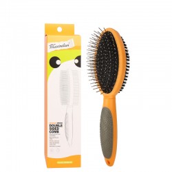 New Double-sided Pet Brush Small Double-sided Pet Brush - Remove Dirt & Enhance Blood Flow