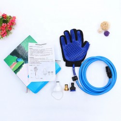 Pet Washing Grooming Glove Tools Dog Cat Massage Shower Sprayer Hair Remover Brush Pet Bath Grooming Glove