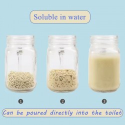 Flushable Natural Cat Litter – Quickly Clumping Pets Sand Without Additives