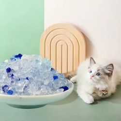 Silica Gel Cat Litter – Strong Absorption Biodegradable Crystal Pack Sand Silica Cat Litter