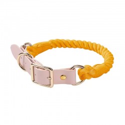 High-Quality Cotton Dog Leash with Stainless Steel Hook Woven Rope
