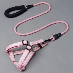 Comfortable Pet Harness Set With Anti-Slip Hand Grip Rubber
