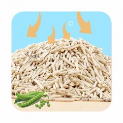 Biodegradable Tofu Cat Litter - Plant Based Multi-Flavor Cat Sand with Low Dust and Strong Clumping