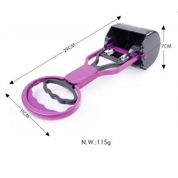 Portable Pet Poop Picker Plastic Long Handle Toilet Pet Pooper Scooper Dog Waste Poop Picker
