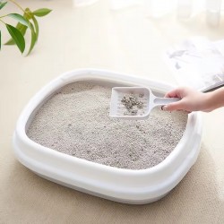 Wholesale Semi-Enclosed Cat Litter Box