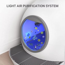 Smart Robotic Cat Toilet – Professional Self-Cleaning Litter Box with Disposable Bin & Premium Design for Cats