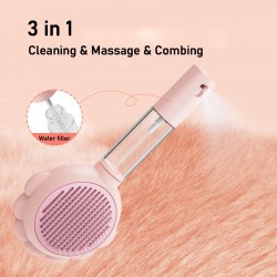 Pet Hair Removal Brush Pet Grooming Comb Cats Self-Cleaning Slicker Cats Hair Remover Cleaning Massage Brush
