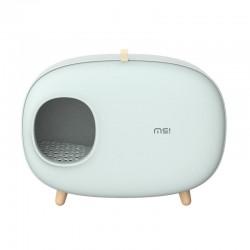 Wholesale Closed Cat Toilet Simple Design Cat Litter Box with Accessories
