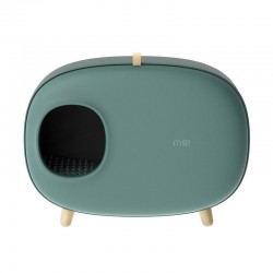 Wholesale Closed Cat Toilet Simple Design Cat Litter Box with Accessories
