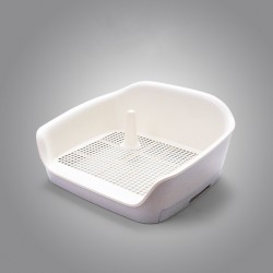 Plastic Pet Poop Tray Park Corner Dog Toilet Dog Wee Pee Pads Tray Toilet for Dog