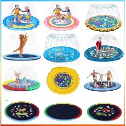 Pet Water Spray Pad - Brand New Dog Swimming Pool & Shower Mat for Backyard Play