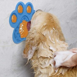 Custom Dog Licking Mat Pet Slow Feeder Pad Non-slip Food Pad Boredom Busters for Dogs in Shower