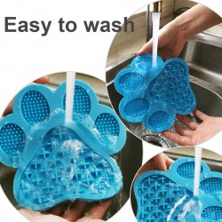 Custom Dog Licking Mat Pet Slow Feeder Pad Non-slip Food Pad Boredom Busters for Dogs in Shower
