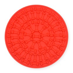 Silicone Pet Feeder Mat Pet Bathing Grooming Distraction Wall Mounted With Strong Suction Dog Lick Pad