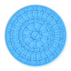 Silicone Pet Feeder Mat Pet Bathing Grooming Distraction Wall Mounted With Strong Suction Dog Lick Pad