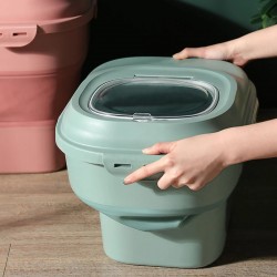 Collapsible Pet Food Container Bin Airtight Dogs Cats Food Storage Container Rice Storage Container Dog Treat Container