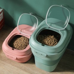 Collapsible Pet Food Container Bin Airtight Dogs Cats Food Storage Container Rice Storage Container Dog Treat Container
