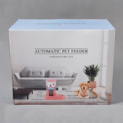 Automatic Pet Food Feeder Dispenser Combo 6.6IB Feeder and 400ML Water Bowl