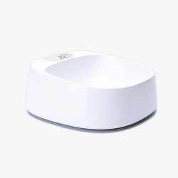 Custom Pet Food Feeder Stainless Steel LCD Display Smart Weighing Dog Cat Pet Slow Feeder Food Bowl