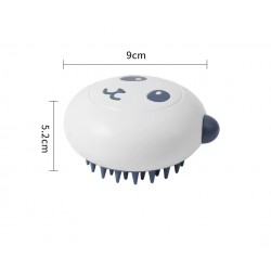 Reusable Pet Cleaning Brush – 3-in-1 Grooming, Bath & Massage Brush for Cats and Small Dogs Sustainable Multi-Purpose Tool