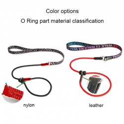 Comfortable Solid Pet Leash Comfortable Handle Slip Lead Dog Leash RIBBONS Solid Sustainable Pet Leash