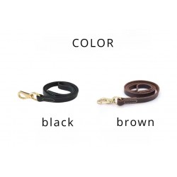 Wholesale Leather Pet Collar Hand Holding Rope Dog Traction Cowhide Dog Leash