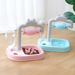 Dog Puzzle Food Bowl Promotes Brain Stimulation and Healthy Eating - Slow Dispensing Food - No More Boredom