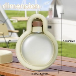 Portable Folding Feeding Bowl Drinking Bowl Pet Water Dispenser Feeder Dog Water Bottle