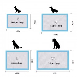 Disposable Pet Pee Pads – Multi Layer Leak-Proof & Super Absorbent Dog Training Pads for Indoor Use