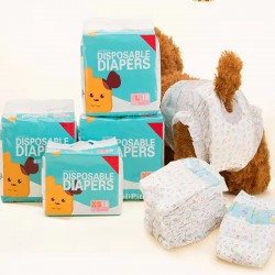 New Unisex Dog Diapers – Strong Water Absorbent Disposable Diapers for Small Male & Female Dogs