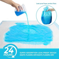 Super Absorbent Pet Pads - Quick Dry Disposable Urine Nappy Mat for Cats & Dog