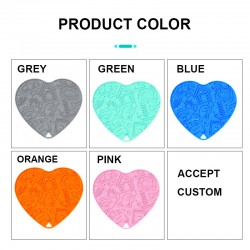 Custom Dog Feeder Mat Wholesale Suction Cups Boredom Anxiety Reduction Treats Mat Silicone Lick Mat