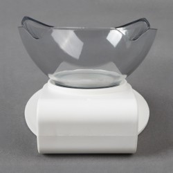 Cat Double Food Bowl Pet Food Water Elevated Non-slip Pet Feeding Bowl With Raised Stand