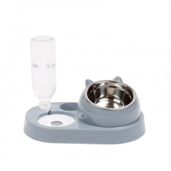 Double Cat Food Bowls
