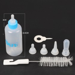 Custom Kitten Milk Feeder Puppy Milk Feeder Travel Water Dog Cat Rabbit Pet Feeding Bottle Kit Kitten Bottles