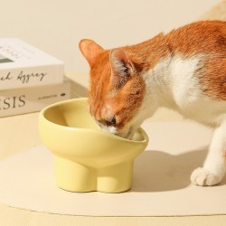 Custom Cat Food Bowl Pet Popular Logo Cat Big Dog Drinking Basin Ceramic Pet Bowl