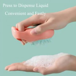 Pet Grooming Bath Brush Multi-Use for Puppies, Cats & Dogs