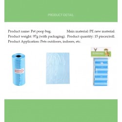 Disposable Pet Waste Bag - High Demand Portable Dog Poop Bag Leak-Proof Pet Waste Storage Bag for Outdoor Use