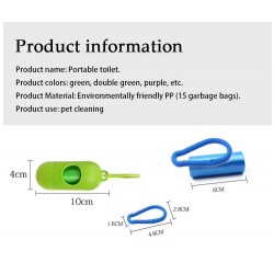 Dog Poop Bag Dispenser – Leak Proof Biodegradable Dog Poop Bag Dispenser for Walking, Travel and Outdoor Cleanup