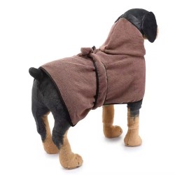 Soft Dog Bathrobe Towel – Quick-Dry for Small to Large Dogs