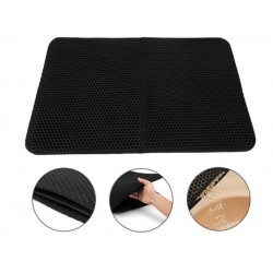 Modern Pet Litter Mat Dual Layer Design with Catching Holes