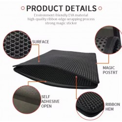 Modern Pet Litter Mat Dual Layer Design with Catching Holes