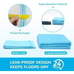 Super Absorbent Pet Pads - Quick Dry Disposable Mat for Pets