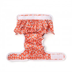 Waterproof Reusable Dog Diapers Female Highly Absorbent Dog Diapers for Female Dogs Sanitary Short Skirt