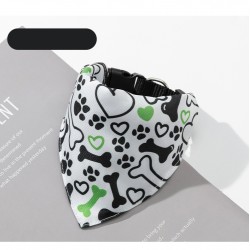 Pet Adjustable Neck Scarf Pet Dog Puppy Cat Neck Scarf Bandana Collar Neckerchief
